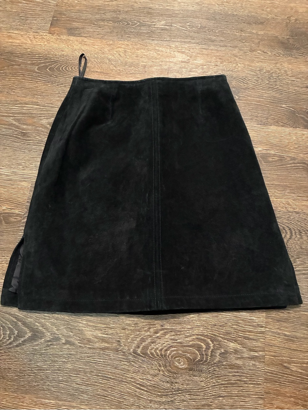 Vintage Wilson Black Suede A-Line mini Skirt
